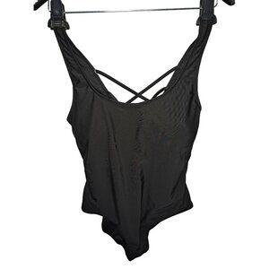 Flygo XL Black One Piece Swimsuit